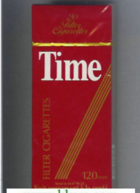 Time 120mm Filter hard box cigarettes 10 cartons