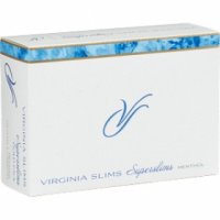 Virginia Slims Superslims Menthol Gold Pack Cigarettes 10 carton