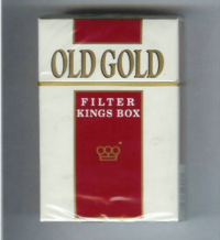 Old Gold Filter Kings Box hard box cigarettes 10 cartons