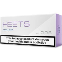 IQOS HEETS PURPLE WAVE label 10 cartons