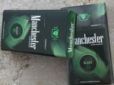 Manchester Green Blast cigarettes 10 cartons