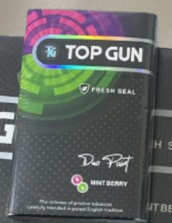 Top Gun Mintberry cigarettes 10 cartons