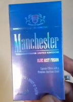 Manchester Blue Mist Fusion cigarettes 10 cartons