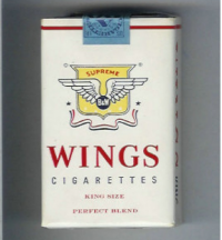 Wings BandW Supreme Perfect Blend Cigarettes 10 cartons