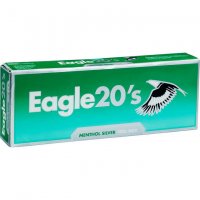 Eagle 20's Menthol Silver 100's Cigarettes 10 cartons