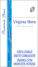 Virginia Slims Super Slims Blue 100`s Cigarettes 10 cartons