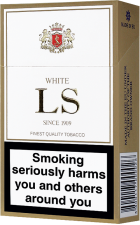 LS white king size Cigarettes 10 cartons