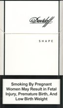 Davidoff Shape White Cigarettes 10 cartons